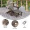 Flash Furniture Brown Adirondack Chair with Ottoman and Cupholder LE-HMP-1044-110-BR-GG - alternate 8